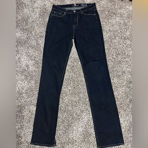 7 for All Mankind Dark Blue Jeans